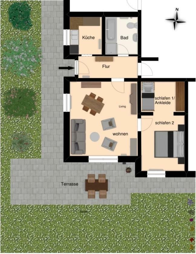 Nette Ferienwohnung Mit Eigenem Eingang Und Sonnenterrasse Idstein Zewnętrze zdjęcie